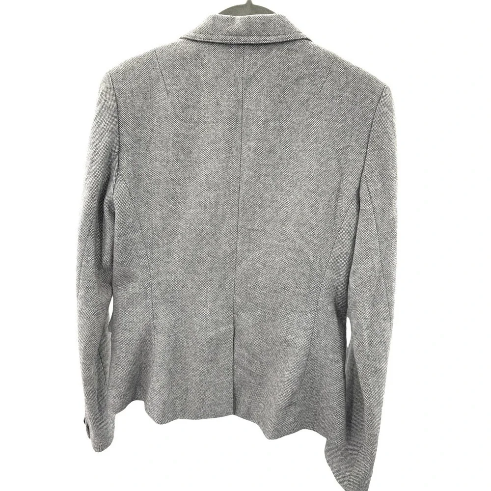 Banana Republic Gray Textured Blazer Jacket Tailored Workwear Womens Size‎ 2